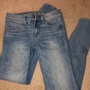 American Eagle medium rise jegging
